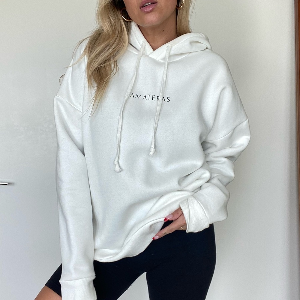 AMATERAS‎ | traveler hoodie / off-white